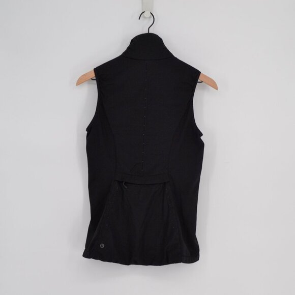 Lululemon Run For Cold Vest Black Women's 4 PrimaLoft Insulated Water Repellent - Picture 5 of 8